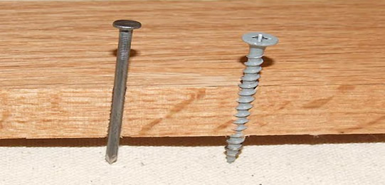Nails vs Screws When to Use Each Kind of Fastener  MT Copeland