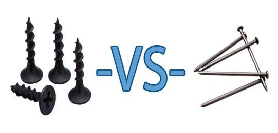 Screw vs Nail - When do you use which? - Heath Refinishing